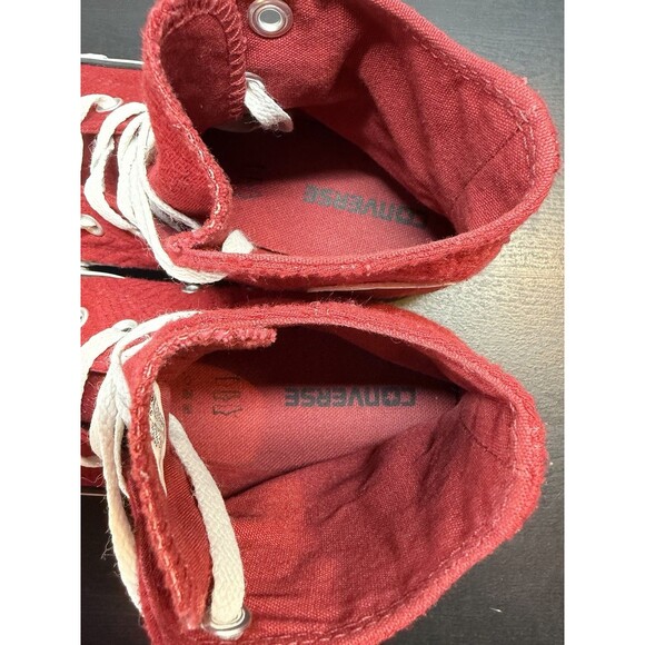Converse CTAS High Top Quilted Fabric Sneakers Women’s 7 Red 549641C - Picture 7 of 8